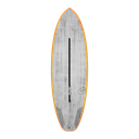 Torq - PG-R 5'6 - ACT - Brushed Gray + Orange Rails