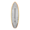 Torq - PG-R 5'10 - ACT - Brushed Gray + Orange Rails
