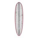 Torq - V+ 7'4 - ACT - Brushed Gray + Red Rails