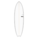 Torq - ModFish 6'3 - TET - White + Pinline 