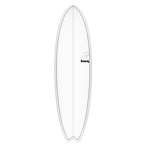 Torq - ModFish 6'6 - TET - White + Pinline 