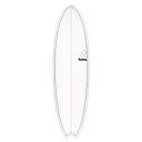 Torq - ModFish 6'6 - TET - White + Pinline 