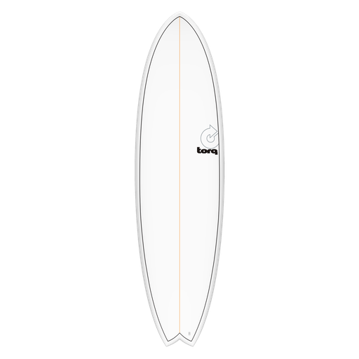 Torq - ModFish 6'10 - TET - White + Pinline 