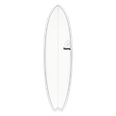 Torq - ModFish 6'10 - TET - White + Pinline 