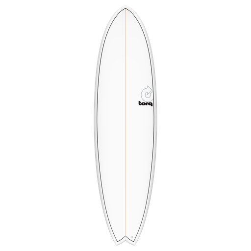 Torq - ModFish 7'2 - TET - White + Pinline 