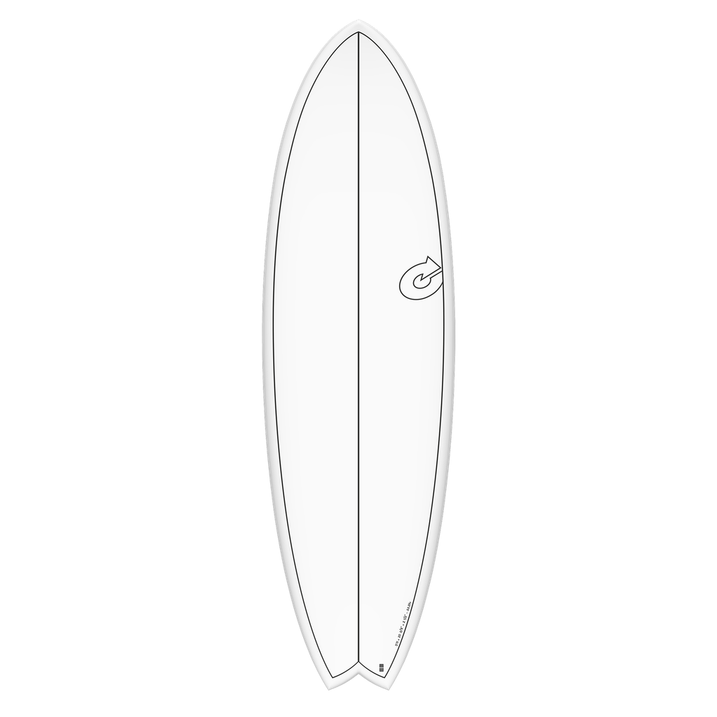 Torq - ModFish 5'11 - TET - White + Carbon Strip 