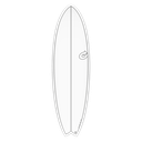Torq - ModFish 5'11 - TET - White + Carbon Strip 