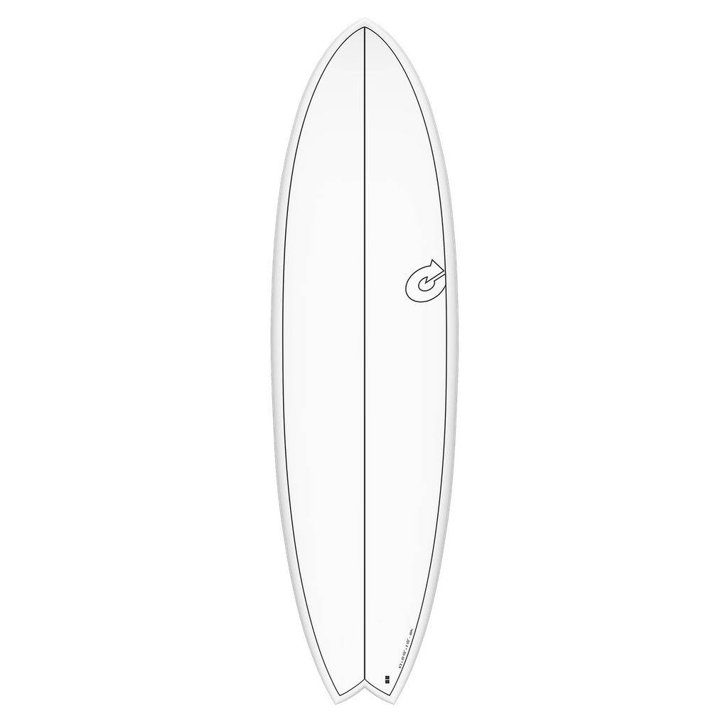 Torq - ModFish 6'3 - TET - White + Carbon Strip 