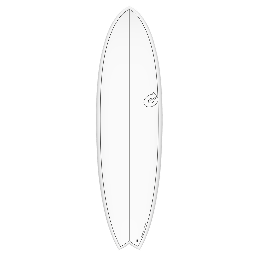 Torq - ModFish 6'3 - TET - White + Carbon Strip 