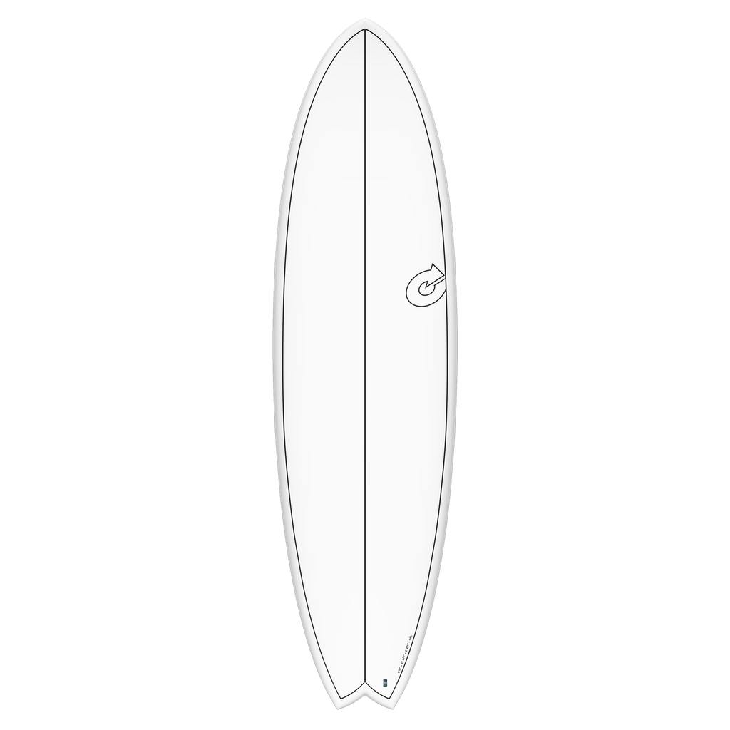 Torq - ModFish 6'10 - TET - White + Carbon Strip 