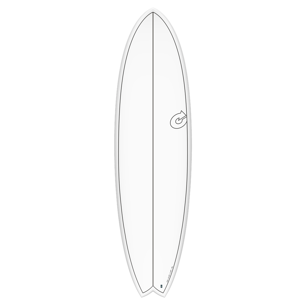 Torq - ModFish 6'10 - TET - White + Carbon Strip 