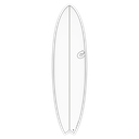 Torq - ModFish 6'10 - TET - White + Carbon Strip 