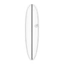 Torq - V+ Funboard 7'8 - TET - White + Carbon Strip 