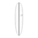 Torq - V+ Funboard 7'8 - TET - White + Carbon Strip 