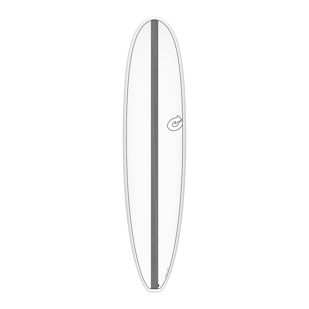 Torq - Longboard 8'0 - TET - White + Carbon Strip 
