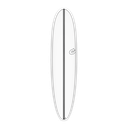 Torq - V+ Funboard 8'2 - TET - White + Carbon Strip 