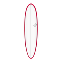 Torq - V+ Funboard 7'8 - TET - White + Carbon Strip + Red Rails
