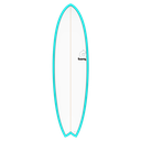Torq - ModFish 6'6 - TET - Miami Blue + Pinline 