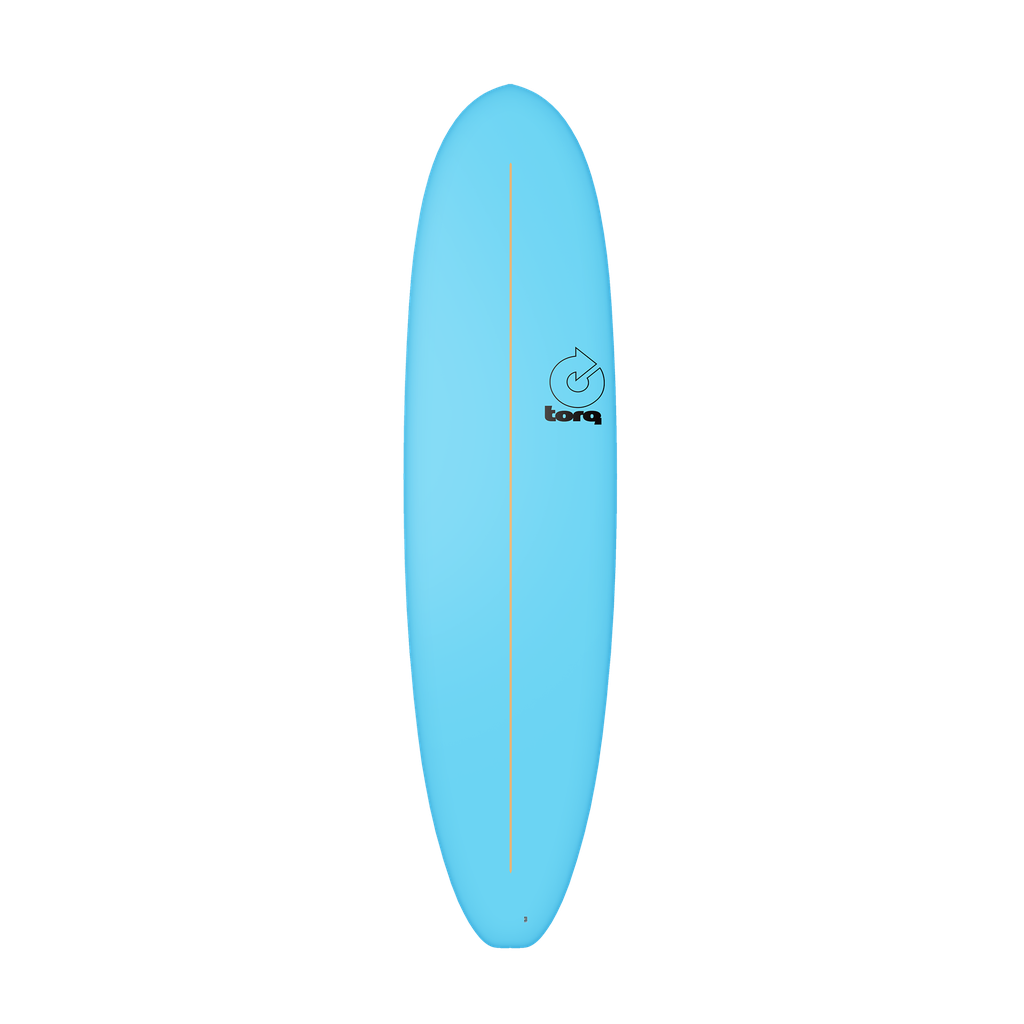 Torq - V+ Funboard 7'4 - Soft Deck PE - Blue
