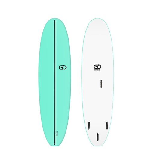 [GO-C-0706-WB-S-C] GO Softboards - Surf Wide Range 7'6 - Green 