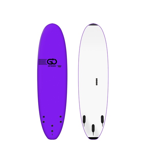 [GO-C-0700-WB] GO Softboards - School Wide Range 7'0 - Purple 