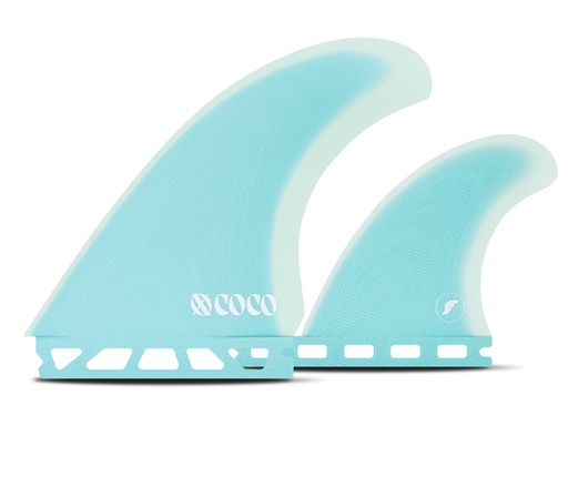 [1098-205-00] Futures - XO Coco Twin + 1 - Fiberglass - Black/White