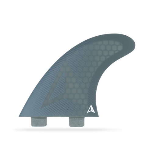 [RO-F-C-A-AR-L-SM] ROAM - All Round Thruster Fin Set Dual Tab (L) - Smoke