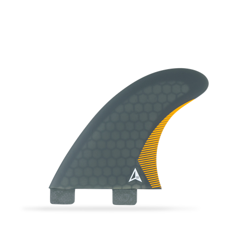 [RO-F-C-A-QD-M-SM] ROAM - Quad Rear Fin Set Dual Tab (M) - Smoke
