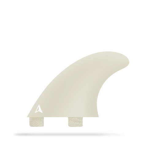 [RO-F-C-A-SB-FT-CL] ROAM - Side Bites Fin Set Dual Tab (M) - Clear
