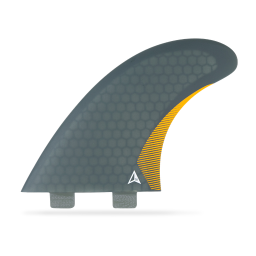 [RO-F-C-A-TW-M-SM] ROAM - Twin Fin Set Dual Tab (M) - Smoke