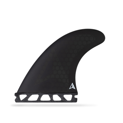 [RO-F-U-A-AR-M-BK] ROAM - All Round Thruster Fin Set Single Tab (M) - Black