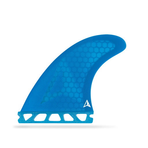 [RO-F-U-A-AR-M-BU] ROAM - All Round Thruster Fin Set Single Tab (M) - Blue