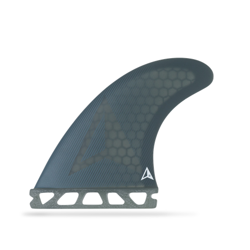 [RO-F-U-A-AR-M-SM] ROAM - All Round Thruster Fin Set Single Tab (M) - Smoke