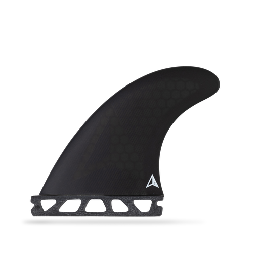 [RO-F-U-A-AR-S-BK] ROAM - All Round Thruster Fin Set Single Tab (S) - Black 