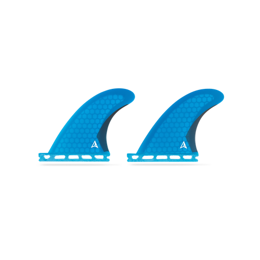 [RO-F-U-A-QD-M-BU] ROAM - Quad Rear Fin Set Single Tab (M) - Blue