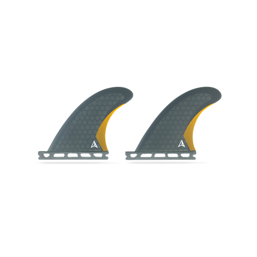 [RO-F-U-A-QD-M-SM] ROAM - Quad Rear Fin Set Single Tab (M) - Smoke