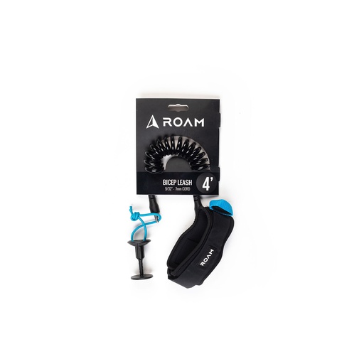 [RO-L-A-BB-4-BK-L] ROAM - Bodyboard Leash 4' - Large - Black