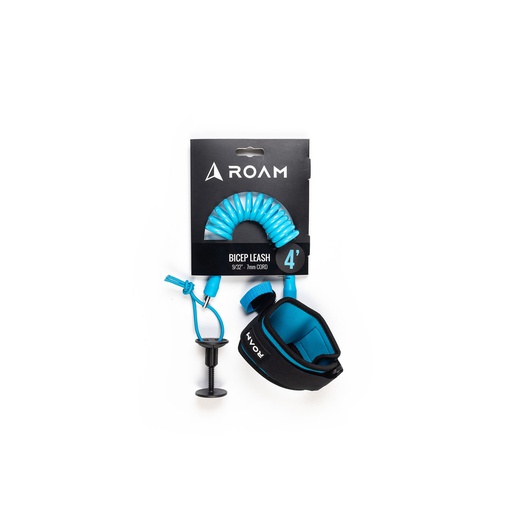 [RO-L-A-BB-4-BU-L] ROAM - Bodyboard Leash 4' - Large - Blue