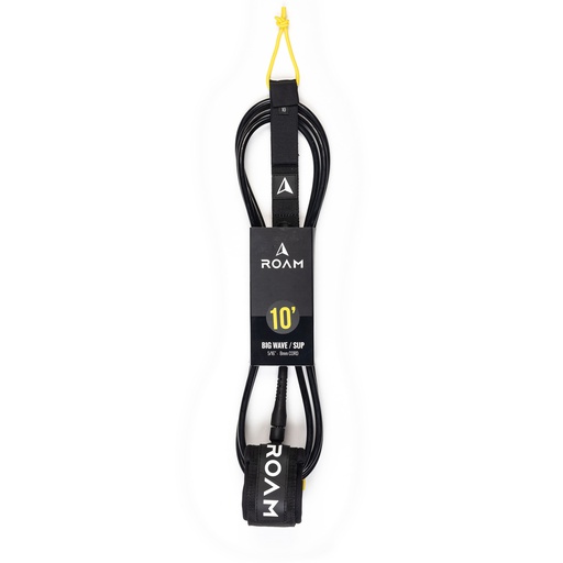 [RO-L-A-BW-10-BK] ROAM - Big Wave/SUP Leash 10'  - Black
