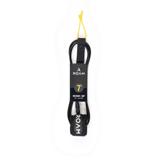 [RO-L-A-BW-7-BK] ROAM - Big Wave/SUP Leash 7' - Black