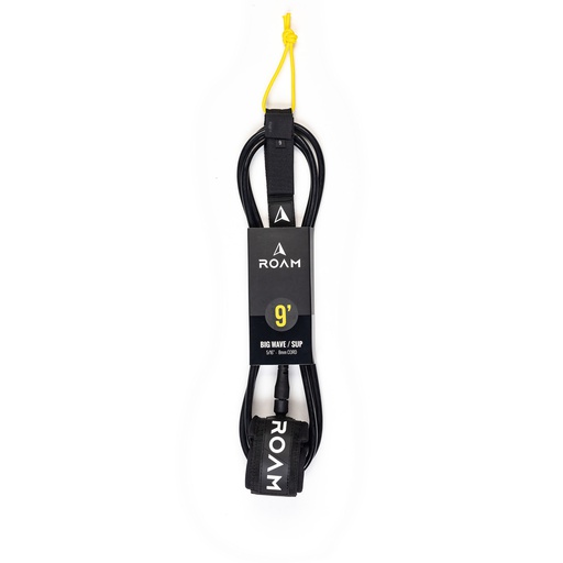 [RO-L-A-BW-9-BK] ROAM - Big Wave/SUP Leash 9' - Black