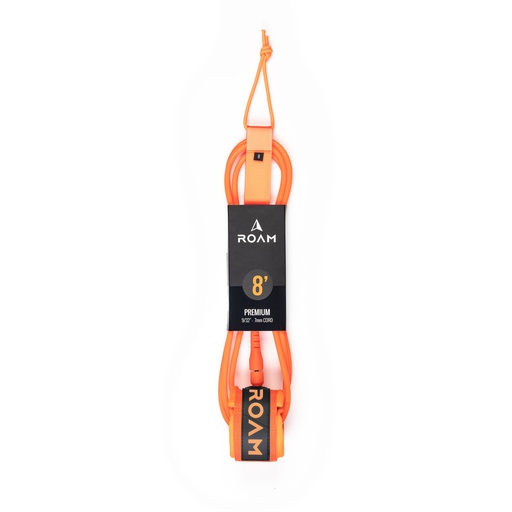 [RO-L-A-PR-8-OR] ROAM - Premium Leash 8' - Orange