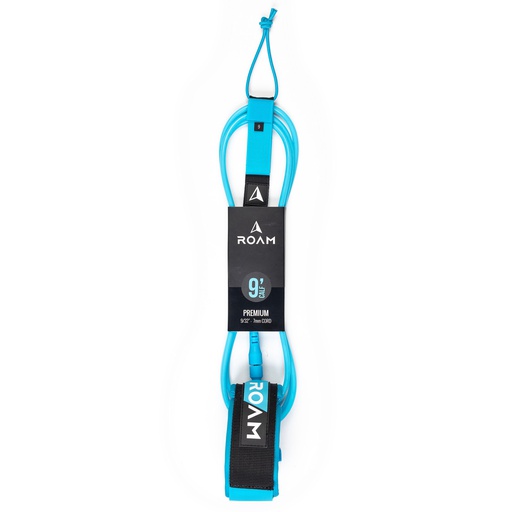 [RO-L-A-PR-9-BU-CF] ROAM - Premium Calf Leash 9' - Blue