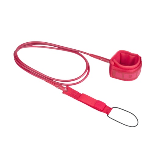 [48400-7075-rd] ION - Surfboard Leash Comp 6' - Red