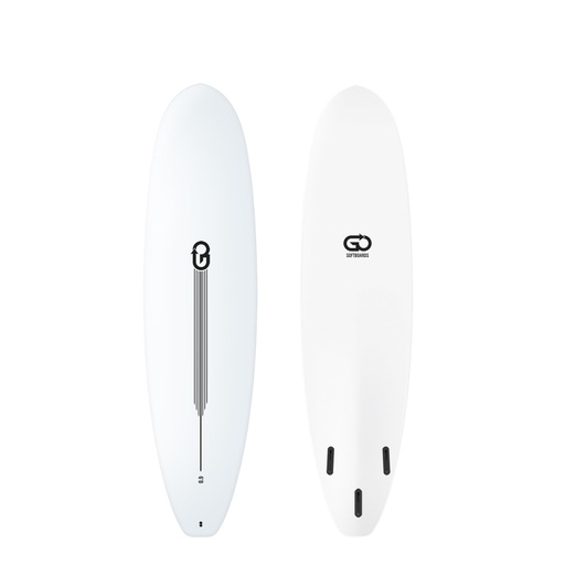 [GO-A-0608] GO Softboard 6'8 - Surf Range - White 