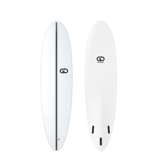 [GO-A-0702] GO Softboards - Surf Range 7'2 - White 