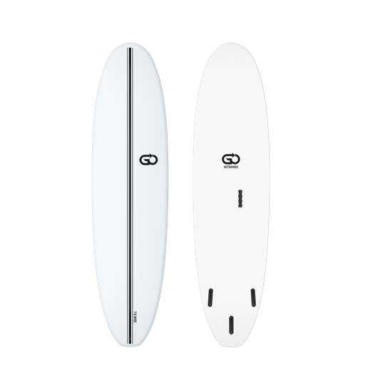 [GO-B-0706-WB-S] GO Softboards - Surf Wide Range 7'6 - White 
