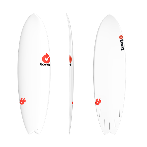 [TQ-A-RT-0606] Torq - ModFish 6'6 - TET - Rental - White 