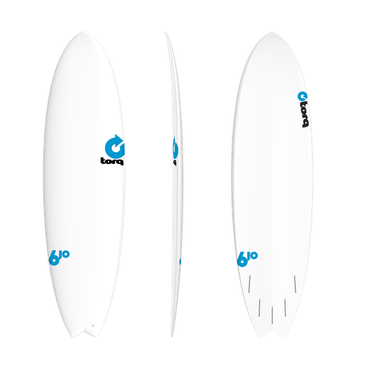 [TQ-A-RT-0610] Torq - ModFish 6'10 - TET - Rental - White 