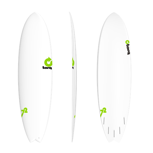 [TQ-A-RT-0702-F] Torq - ModFish 7'2 - TET - Rental - White 